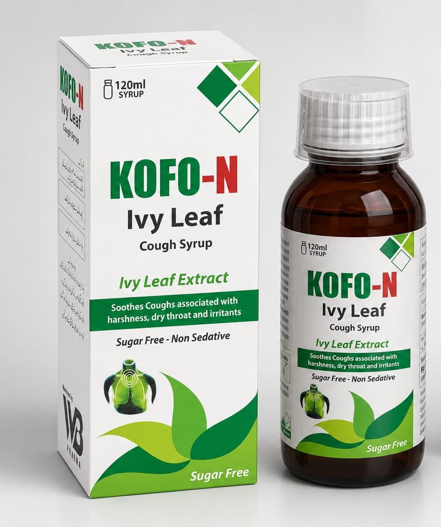 KOFO-N Ivy Leaf Cough Syrup 120 ml Syrup by WB Pharma